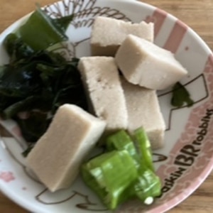 高野豆腐のオイスターマヨ照り焼き♬